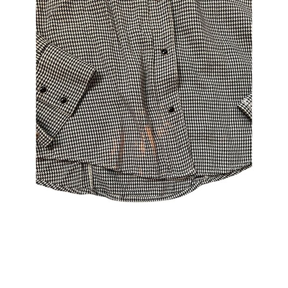 Rockies Black & White Houndstooth Button Up Shirt Women's Size M - Picture 3 of 8